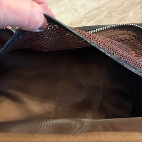 Genuine Leather Toiletry Case Men’s Brown & Black Travel Piece Organize Vacation - Picture 13 of 13